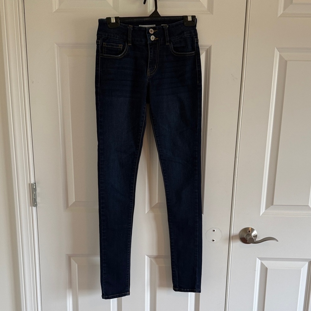 KanCan Midrise Skinny Dark Blue Jeans Size 24